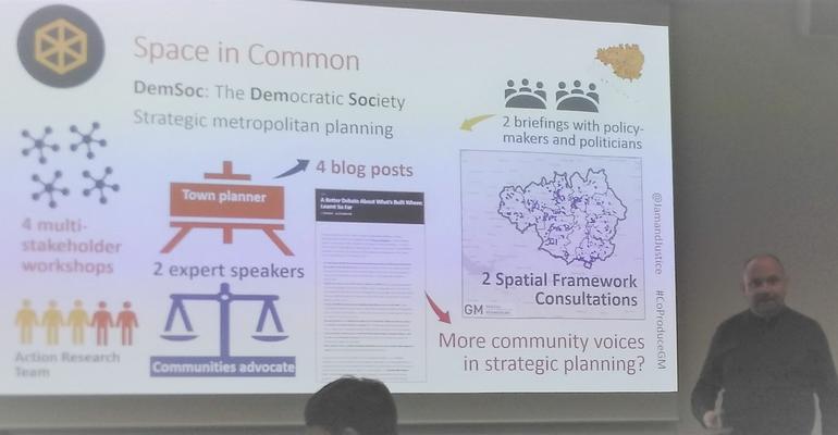Adrian shares insights from the ARC project Space in Common during the Gothenburg visit